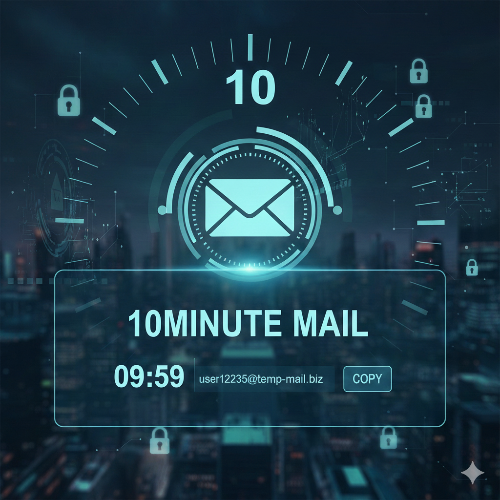 10MinuteMail – Temp Mail for Security, Privacy, and Zero Spam